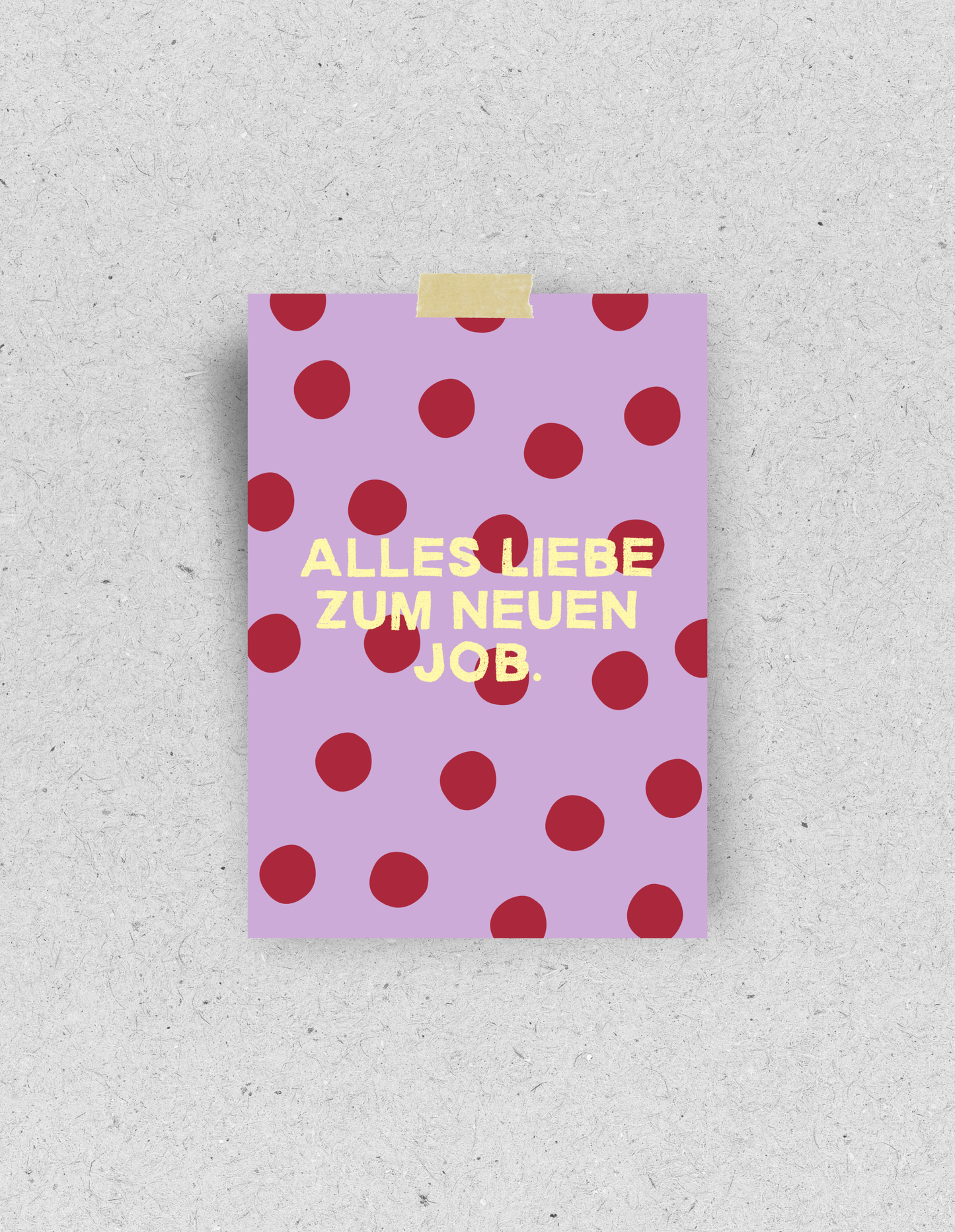 Postkarte "Alles Liebe zum neuen Job."