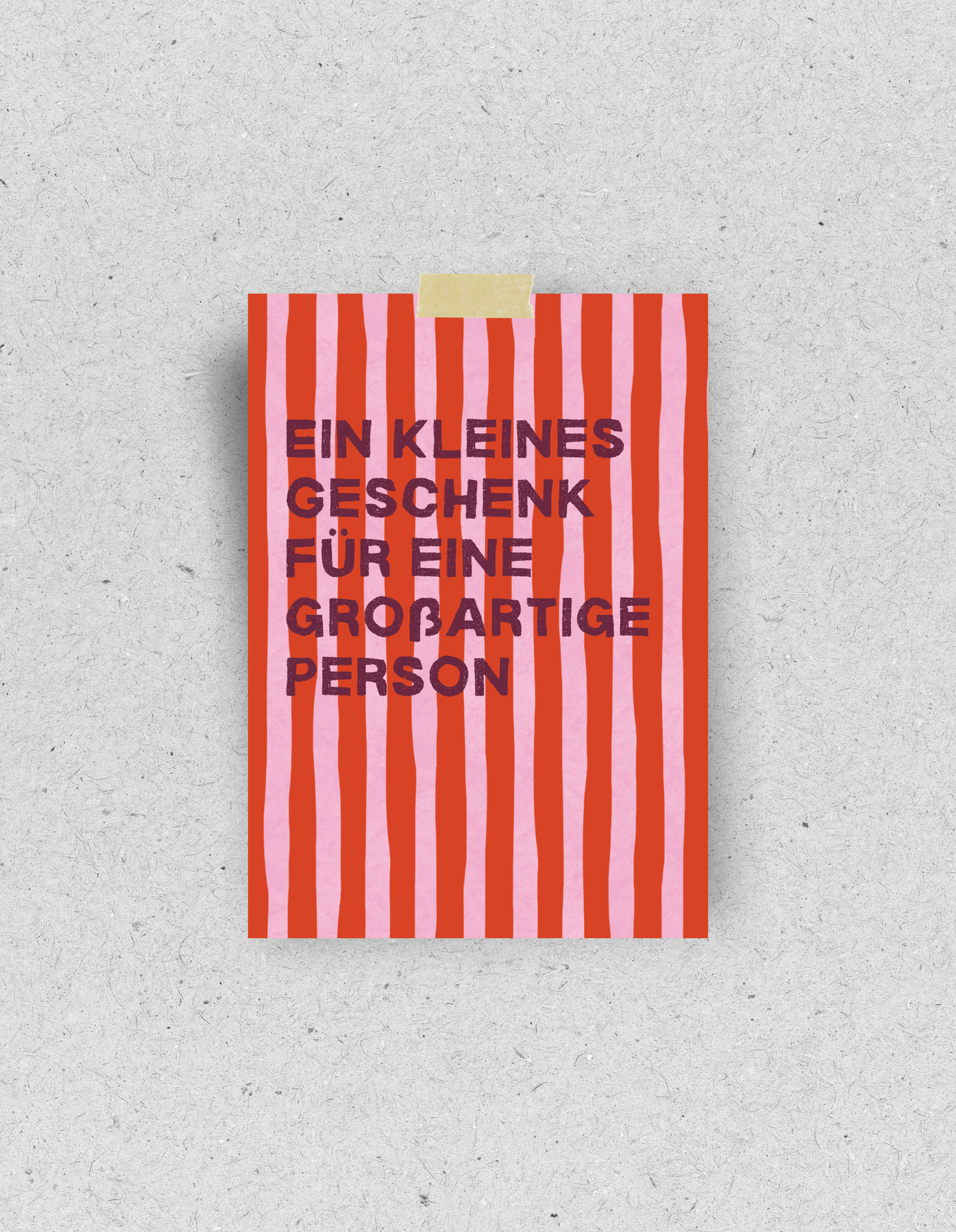 Postkarte "Eine Kleinigkeit"