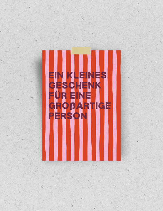 Postkarte "Eine Kleinigkeit"