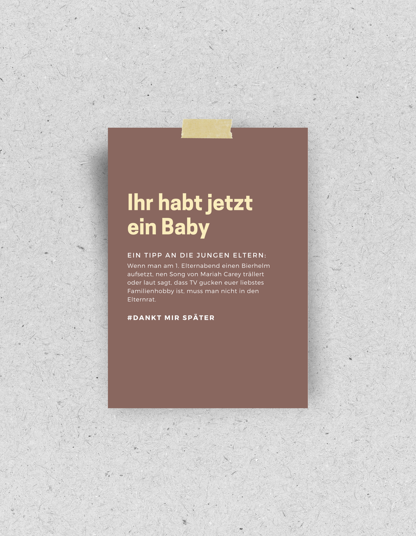 Lustige Geburtskarte