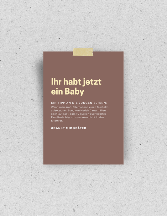 Lustige Geburtskarte