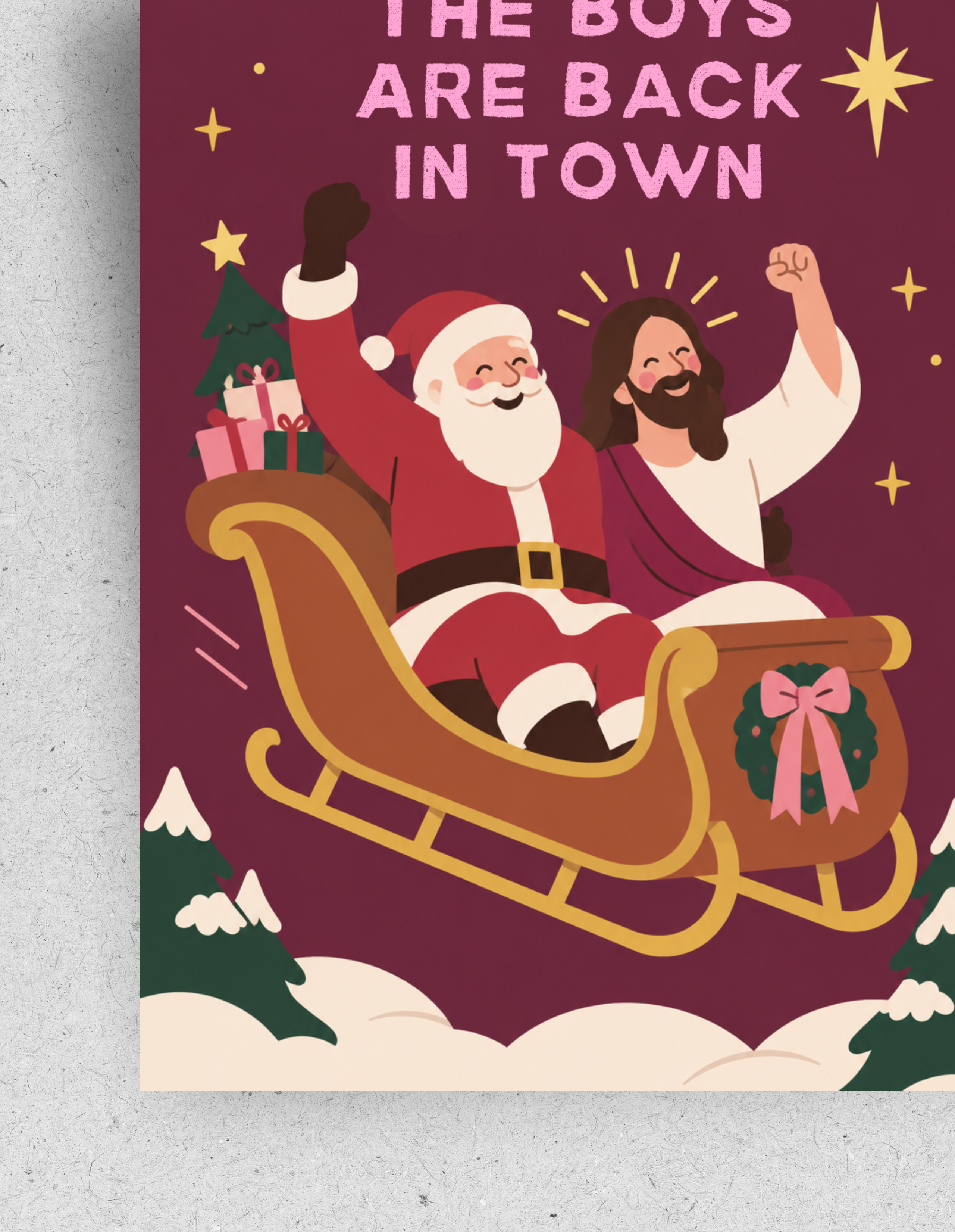 X-Mas Postkarte 