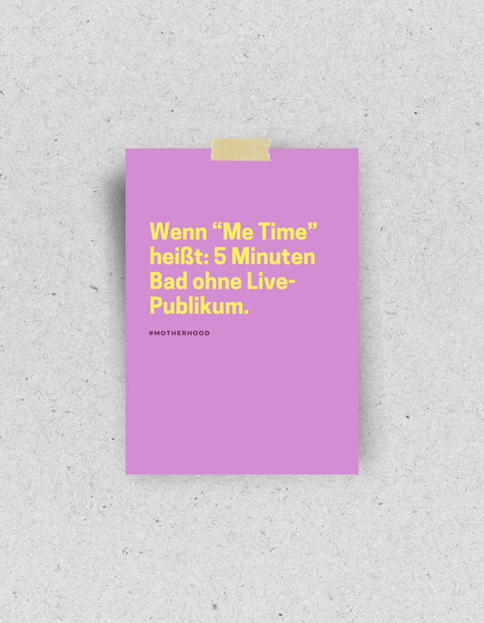 Postkarte "Me time"
