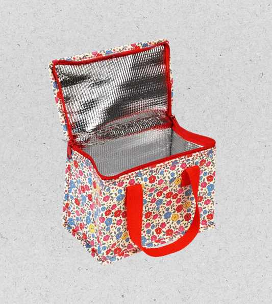 Snacktasche "Blumenmuster" | isoliert | aus recycelten Materialien