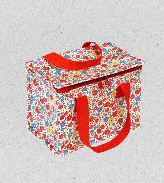 Snacktasche "Blumenmuster" | isoliert | aus recycelten Materialien