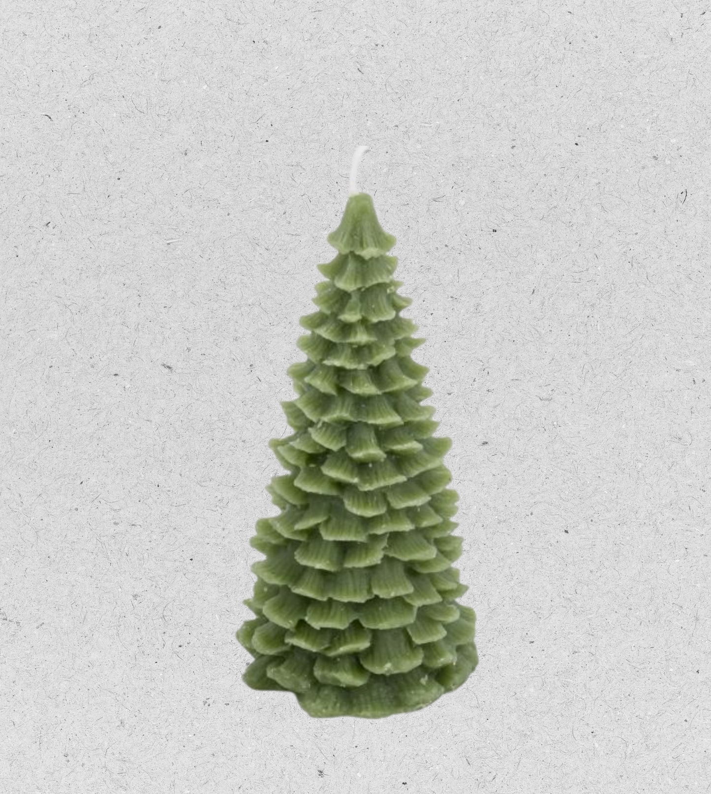 Weihnachtliche Figurenkerze  | Weihnachtsbaum | Grün | Groß