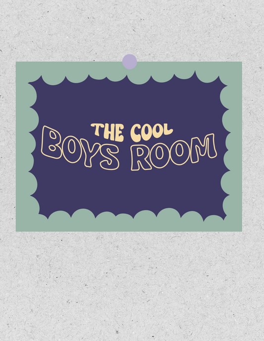 Kids FineArt Print "The cool boys room"