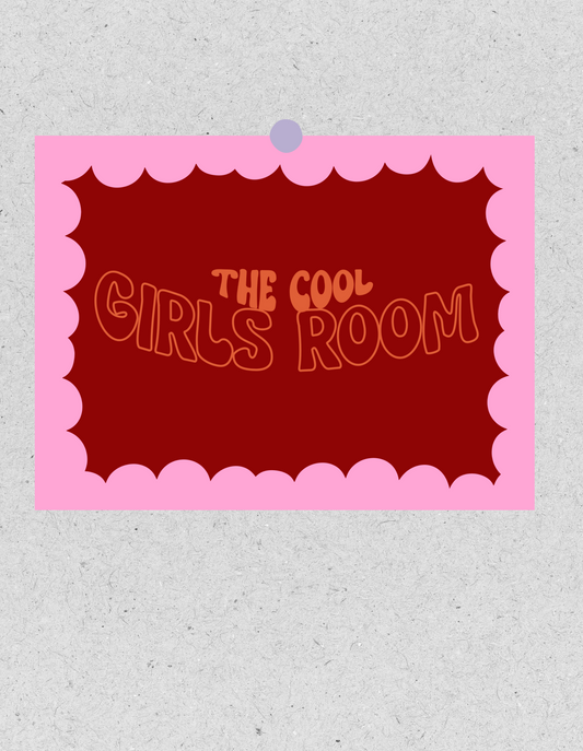 Kids FineArt Print "The cool girls room"