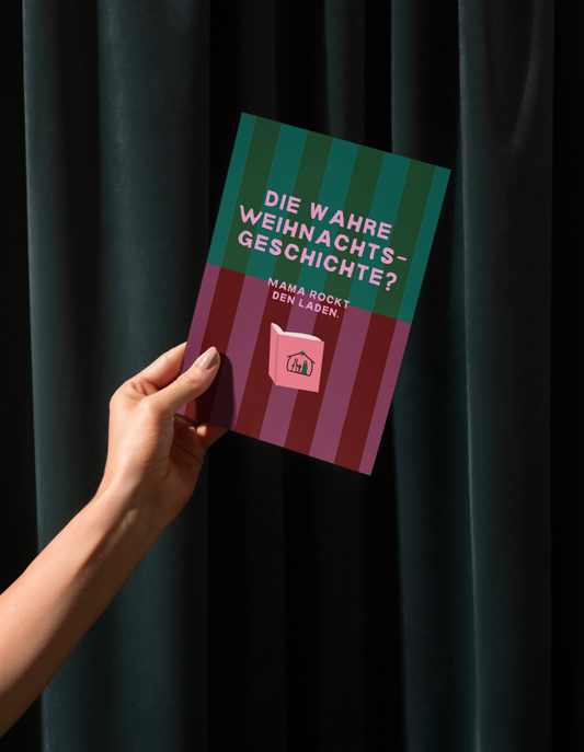 Lustige X-Mas Postkarte "Die wahre Weihnachtsgeschichte"