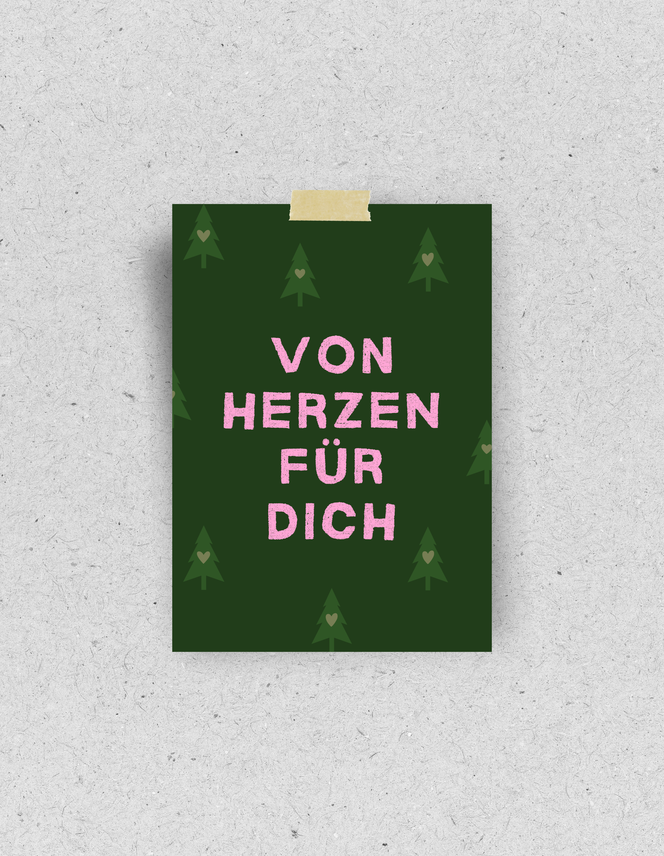 X-Mas Postkarte 
