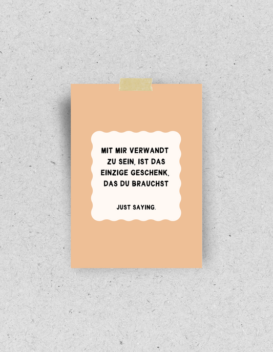 Postkarte "Funny Birthday" | Recyclingpapier