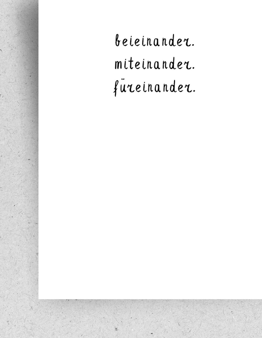 Karte “Lieblingsmensch" / mit Umschlag