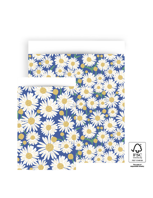 Flachbeutel "Daisy" | 2x Größen | 5 Stück pro Set