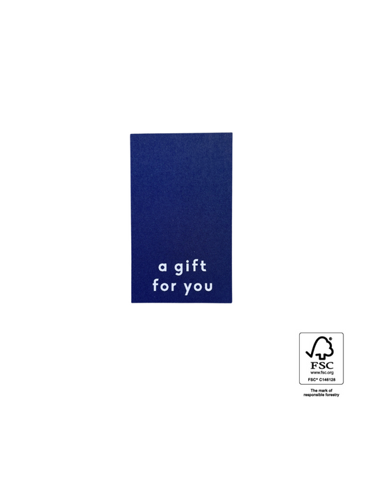 Geschenkaufkleber Gift for you | 10 Stück | 30x50 mm